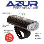 azur 750 lumen usb head light