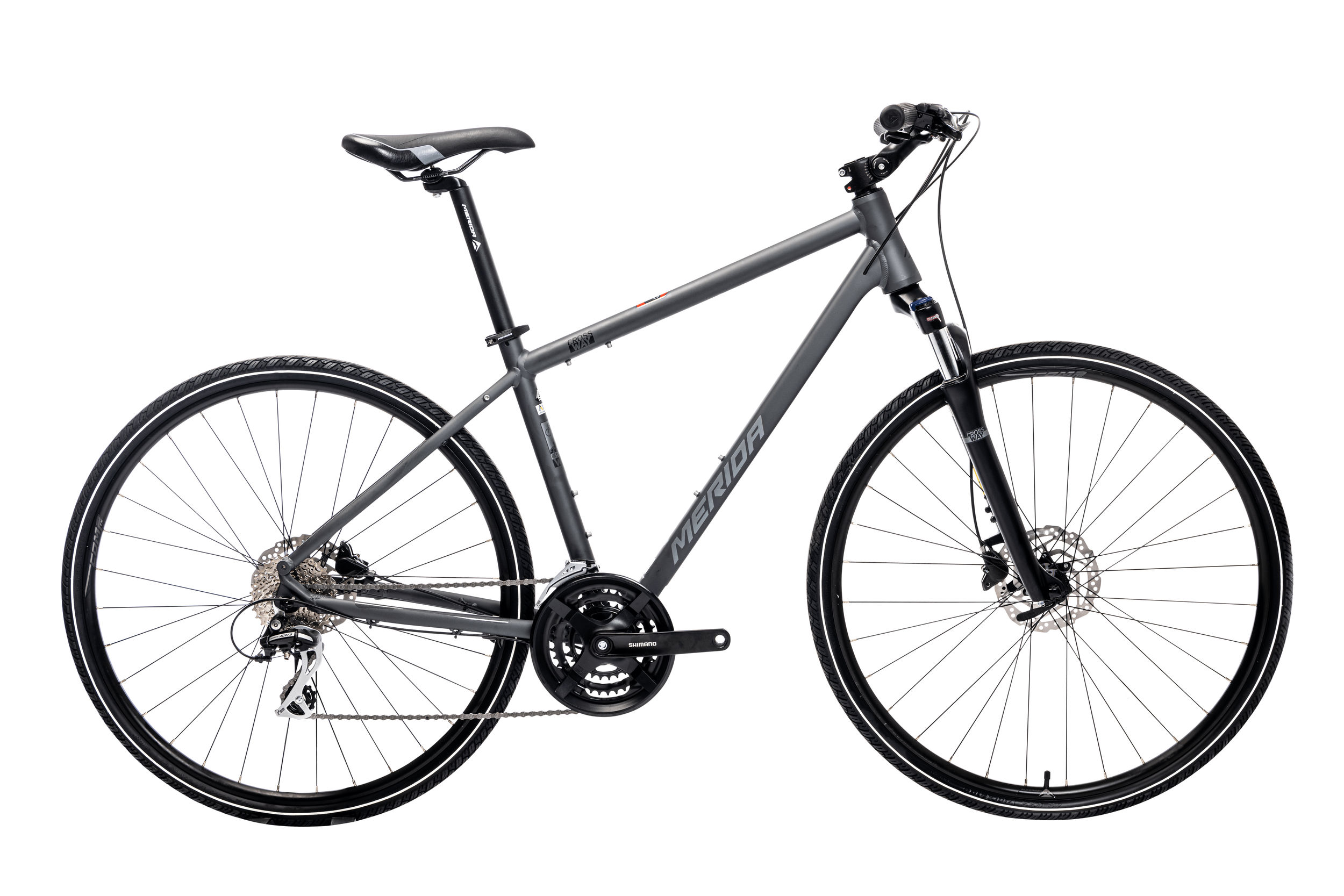 Buy the Merida Crossway 20 D Hybrid Bike Silk Anthracite online