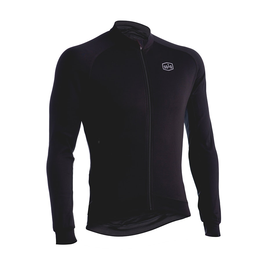 Buy the Solo Winter Long Sleeve Thermal Jersey Black online ...