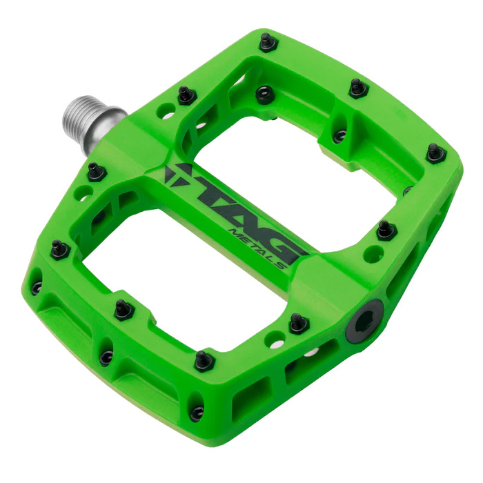 goud decaan Booth Buy the TAG Metals T3 Nylon MTB Platform Pedals Green online - Performance  Bicycle
